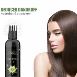 Desi Crew Set Of 3 100% Pure & Natural Bhringraj Hair Oil -100 ml Each image 4
