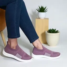 flopsie Premium Women Winter Sneaker MemoryFoam Gym & Casual Outdoor Sneakers Slip On Sneakers For Women-picture-34