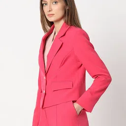 Vero Moda Notched Lapel Collar Single Breasted Blazer image 5