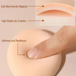 FEELHIGH Round Beauty Blender Puff With Case image 3