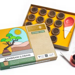 phool Sambrani Handcrafted Havan Cups | 100% Organic Dhoop Loban & Aromatic Burnt-picture-10