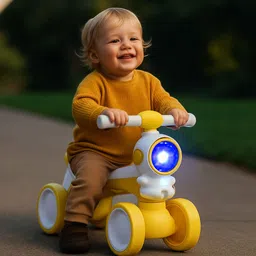joyride 2 in 1 Astronaut Tricycle for Kids with Balance Bike Mode | Music & Light | Manual Push Bike for Kids to Learn Balancing, Kids Tricycle | 1-5 Years Tricycle-picture-30