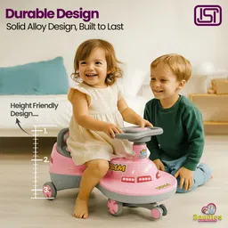dandles Misty Swing Car for Kids, Magic Toys with Led Light & Music Car for 2+ Years Car image 2
