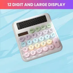 guggu Desktop Calculator, 12-Digit Large LCD and Large Buttons for Office, Homes R235 Basic Calculator-picture-16