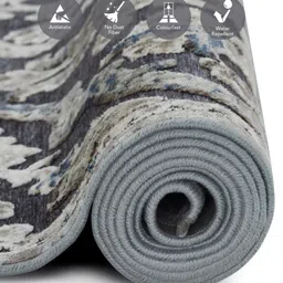 obsessions Grey Persian 4x6 Feet Machine Made Carpet image 5