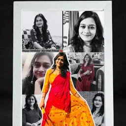 humtumcreation Wood Wall Photo Frame image 1