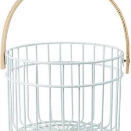 Metal Wire Egg,Fruit, Vegetable Basket for Collecting Chicken Eggs Holder Microfibre Fruit & Vegetable Basket-image-28