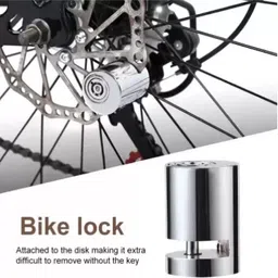 dhevan Waterproof Wear-Resistant Bike Motorcycle Bicycle Disk Lock 01 Bike Safety Mini Anti-Theft Safety Disc Brake Security Lock Disc Lock image 2