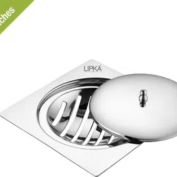 lipka Floor Stainless Steel Push Down Strainer-picture-17