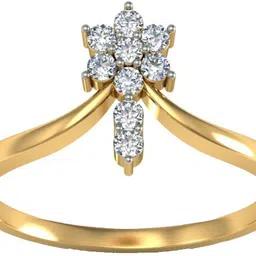 avsar AVR506YBR 14kt Cubic Zirconia Yellow Gold ring-picture-13