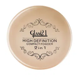 GLAM21 High Definition 2 In 1 Long-lasting Matte Finish Compact Powder - 20gm - Rose Blush-02 image 5