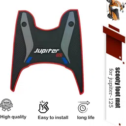 ingpride NEW Multi Color Washable Scooty footmat mat Compatible TVS Jupiter Two Wheeler Mat-picture-38