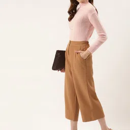Duke Women Pink Cable Knit Pullover image 2