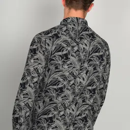 integriti Men Slim Fit Floral Print Spread Collar Casual Shirt image 4