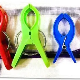 Saree Pre Pleating Clip 5 Inch Clip 2 Nos, 4 Inch Clip 2 Nos, 1 Ironing Mat Plastic Cloth Clips-image-66
