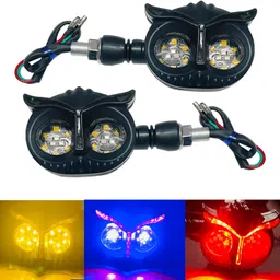 vagary Front, Rear LED Indicator Light for Yamaha, Bullet, KTM, Hero, Honda, Bajaj, TVS Universal For Bike-picture-20