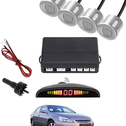 peeps store Universal 4 Silver Reverse Parking Sensor-PS25N839 Universal 4 Silver Reverse Parking Sensor-PS25N839 Parking Sensor-picture-18