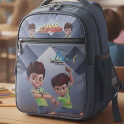sj enterprises Kids School Bag Backpack for Nursery to Class 5 Cartoon Printed Bag for School Waterproof School Bag-picture-13