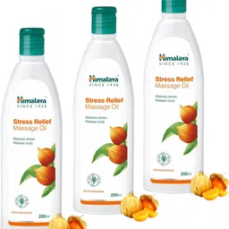 himalaya Stress Relief Massage Oil For Relieves Stress & Relaxes body Pack of 3-picture-19