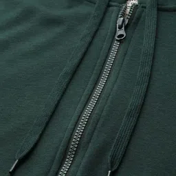 roadster Men Full Sleeve Solid Hooded Sweatshirt image 2