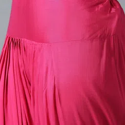 folk song W The Folksong Collection Women Pink Color Cotton Salwar image 2