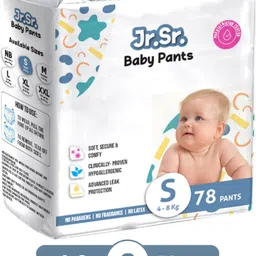 jr. sr. Baby Diaper Pants with Advanced Leak Protection | Soft & Comfortable | Pack of 1 - S-picture-22