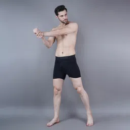 trenz Solid Men Black Tights image 5