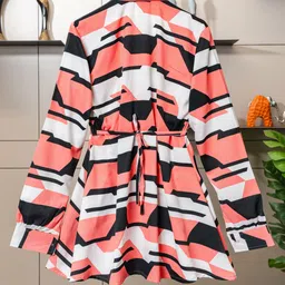 honky tonky Women Regular Fit Printed Button Down Collar Casual Shirt image 2