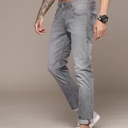 creatywitty Men Regular Mid Rise Grey Jeans-picture-16