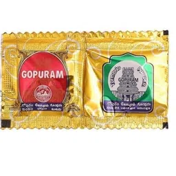 evasavamba YVSGopuram Thamboolam Pack | Combi of Turmeric (Manjal) & Kumkum Powder | Gift Pack (Turmeric (50) + Kumkum (50)) image 2