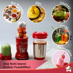 wonderchef Nutri-Blend 500 W Juicer Mixer Grinder image 3