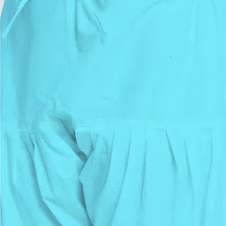 GRACIT Women Pack Of 2 Yellow and Blue Solid Pure Cotton Patiala Salwar image 3