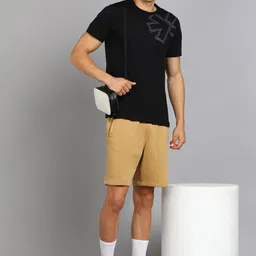 hrx by hrithik roshan Men Graphic Print Round Neck Polycotton Grey T-Shirt image 2