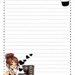 lookat Luxury Floral Stationery – Elegant Pattern, 40 Sheets, A5 Size Silhouette Paper Sheet image 3