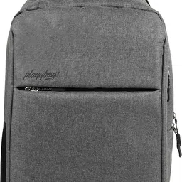 playybags Large 35 L Laptop Backpack Laptop Bag | Office Bag With USB Charging Port | College Bag | Ace (Grey) image 2