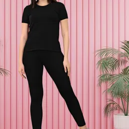 de trendz Solid Women Track Suit image 4