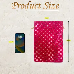 dulhan enterprises Women Pink Potli image 3