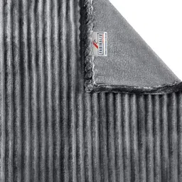 FABINALIV Grey Striped 300 TC Single Bedsheet with 1 Pillow Covers image 4