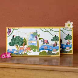 d'orable Blue (4 x 4 Inches) Marble (Set of 2) Coasters image 4