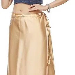 KAVYA DESIGNERS GOLDEN A2 STYLES Pure Satin Petticoat-picture-18