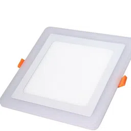 hybrix LED Square Ceiling Panel Light 9 Watt (6+3) Dual Pink & White Color by On/Off, 1 Recessed Ceiling Lamp image 5