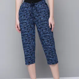 kryptic Women Blue Capri-picture-15