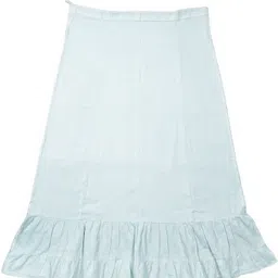 house of common BE Dark Spring Green & Off White Combo Pure Cotton Petticoat image 3