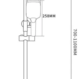 Prossimagen Bathroom Thermostatic Shower Panel Rainfall shower System Waterfall Shower Panel Gun Grey Color Heavy Brass Mixer Shower Set Luxury 4 in 1 Wall Mixer Single Lever Hot & Cold Shower Panel image 5