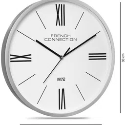 french connection Analog 30 cm X 30 cm Wall Clock image 3