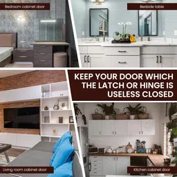 serplex Magnetic Door Catch 12pcs Strong Latch for Cabinets Closets Chest/Lid Lock image 5