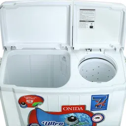 onida 8 kg Semi Automatic Top Load Blue, White image 5