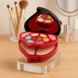 moan's makeup kit in heart shape fulfill all makeup needs-picture-35