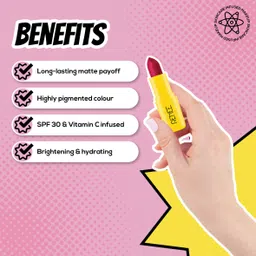 renee Everyday Matte Lipstick, Lightweight, Intense Color, Skincare Infused Makeup image 3