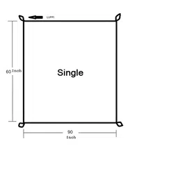 RRC White AC Room 200 GSM Single Bed Comforter image 4